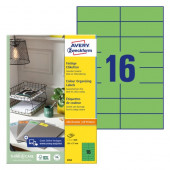 ETIKETE 105x37 AVERY ZWECKFORM 3454 ZELENE 100/1