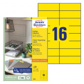 ETIKETE 105x37 AVERY ZWECKFORM 3455 RUMENE 100/1