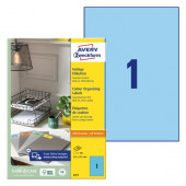 ETIKETE 210x297 AVERY ZWECKFORM 3471 MODRE 100/1