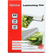 ŽEPKI ZA PLASTIFICIRANJE A4 216x303mm 100mic OPTIMA 100/1