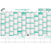 STENSKI ŠOLSKI PLANER KOLEDAR REDOLJUB 700x500 2025-2026
