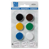 MAGNETI OKROGLI 24mm SORTIRANO 6/1