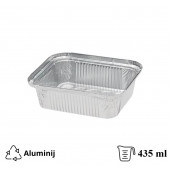 ALU POSODICA ZA ŽIVILA 435ml 146x121x40mm ABENA 5747 100 kos