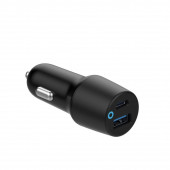 AVTOMOBILSKI USB POLNILEC 1xUSB-C 1xUSB-A eSTUFF INFINITE Car Charger 38W