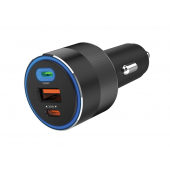 AVTOMOBILSKI USB POLNILEC 2xUSB-C 1xUSB-A SANDBERG Car Charger 130W