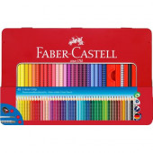 FABER CASTELL BARVICE V KOVINSKI ŠKATLI COLOUR GRIP 1/48
