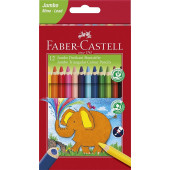 BARVICE TRIKOTNE DEBELE FABER CASTELL JUMBO 1/12