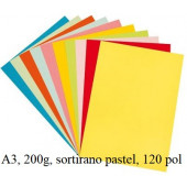 ŠELESHAMER KARTON 200g A3 297x420mm PASTEL MAVRICA 120/1