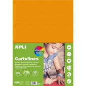 BARVNI KARTON A4 170g APLI 15117 INTENZIVNE BARVE 50/1