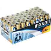 BATERIJA AA MAXELL LR6 32 kos