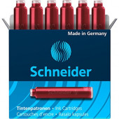 BOMBICE ZA NALIVNO PERO SCHNEIDER RDEČE 6/1