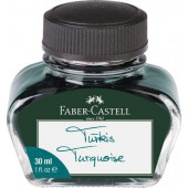 ČRNILO ZA NALIVNO PERO V STEKLENIČKI FABER CASTELL 30ml TURKIZ