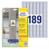 ETIKETE 25,4x10mm AVERY ZWECKFORM L7871-20