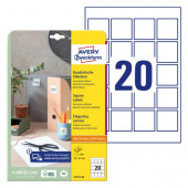 ETIKETE 45x45mm AVERY ZWECKFORM L7121-25