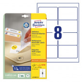 ETIKETE ODLEPLJIVE 96x63,5mm AVERY ZWECKFORM L4745REV-25