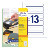 ETIKETE ODLEPLJIVE ZA MEDIJE 147,3x20mm AVERY ZWECKFORM L4746REV-25 