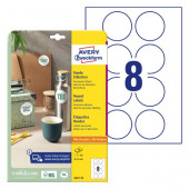 ETIKETE OKROGLE 65mm AVERY ZWECKFORM 6227-10