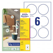 ETIKETE OKROGLE 80mm AVERY ZWECKFORM 6229-10