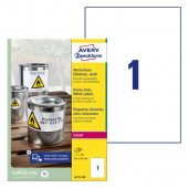 ETIKETE POLIESTER 210x297 A4 AWERY ZWECKFORM L4775-100 MAT BELA 