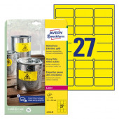 ETIKETE POLIESTER 63,5x29,6mm AVERY ZWECKFORM L6105-20 RUMENA