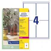 ETIKETE POLIESTER 99,1x139 AWERY ZWECKFORM L7786-25 SIJAJ PROZORNA