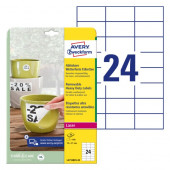 ETIKETE POLIESTER ODLEPLJIVE 70x37mm AVERY ZWECKFORM L4718REV-20 MAT BELA