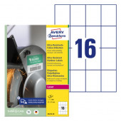 ETIKETE POLIETILEN 52x74mm AVERY ZWECKFORM B5274-50 MAT BELA