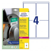 ETIKETE POLIETILEN 99,1x139mm AVERY ZWECKFORM L7915-10 MAT BELA