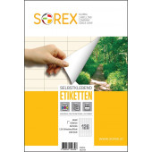 ETIKETE SOREX 28,5x16 100/1