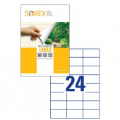 ETIKETE SOREX 70x37 100/1