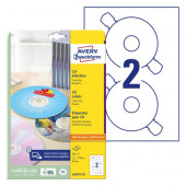 ETIKETE ZA CD 117mm AVERY ZWECKFORM L6043-25