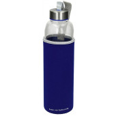 FLAŠKA ZA VODO BOROSILIKATNA WAVE COLOR 600ml MODRA