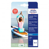 FOTO PAPIR INKJET 10x15cm 200g GLOSSY AVERY ZWECKFORM C2549-20P