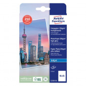 FOTO PAPIR INKJET 10x15cm 250g HIGH GLOSSY AVERY ZWECKFORM C2550-50 50/1