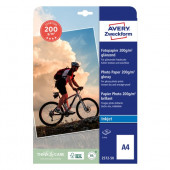 FOTO PAPIR INKJET A4 200g GLOSSY AVERY ZWECKFORM 2572-50