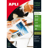 FOTO PAPIR LASER APLI A4 210g SVETLEČ 100/1