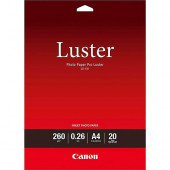 FOTO INK JET PAPIR CANON LU-101 SATIN GLOSSY PHOTO A4 260g 6211B006AA 20/1