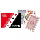 KARTE ZA BRIDGE-REMI-CANASTA PIATNIK STANDARD NO.2197 2x55 KART