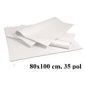 PAPIR KLOBUČNI 30g 80x100cm BEL 1kg 35 POL