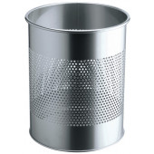 KOVINSKI KOŠ ZA SMETI 15L DURABLE 3310 SREBRN