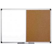 KOMBINIRANA TABLA PIŠI-BRIŠI PLUTA BI-OFFICE 120x150cm