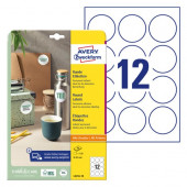 ETIKETE OKROGLE 60mm AVERY ZWECKFORM L3416-10 10/1