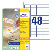 ETIKETE ODLEPLJIVE 45,7x21,2 AVERY ZWECKFORM L4736REV-25 25/1