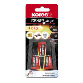 SEKUNDNO GEL LEPILO KORES 3x1g
