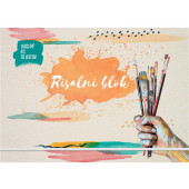 RISALNI BLOK TRDE PLATNICE ELASTIKA A3 HRAPAVI 140g 10/1