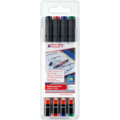 MARKER EDDING PERMANENT PEN 142M 1mm SET 4/1