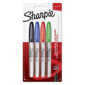 MARKER SHARPIE FINE BASIC SET 4/1