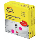 OKROGLE MARKIRNE NALEPKE 10mm MAGENTA ZWECKFORM 3850 800 kos