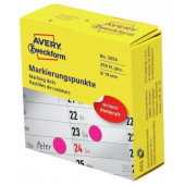 OKROGLE MARKIRNE NALEPKE 19mm MAGENTA ZWECKFORM 3854 250 kos