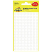 OKROGLE MARKIRNE NALEPKE 8mm BELE ZWECKFORM 3175 416 kos